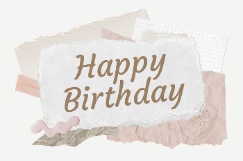 Happy Birthday word typography, aesthetic | Free PSD - rawpixel