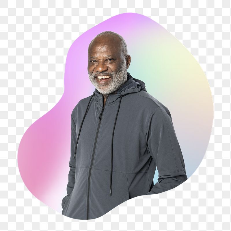 Happy black man png, transparent | Free PNG - rawpixel