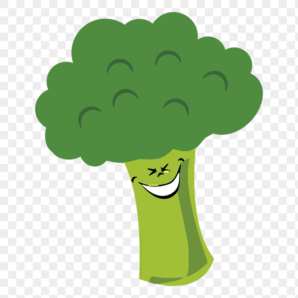 Happy broccoli png sticker, vegetable | Free PNG - rawpixel