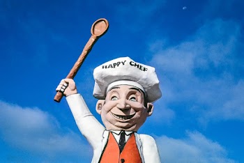 Happy Chef sign, Cherokee, Iowa (1987)… | Free public domain photo