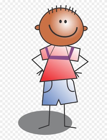 Happy Children - Kid Standing Clipart