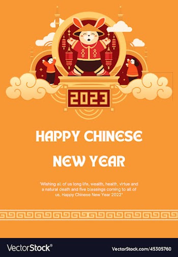 happy chinese new year 2023 the year of rabbit