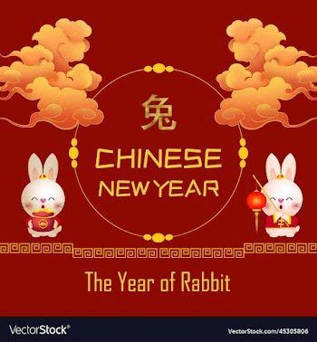 happy chinese new year 2023 the year of rabbit