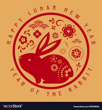 happy chinese new year 2023 the year of rabbit