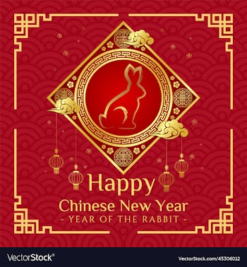 happy chinese new year 2023 the year of rabbit