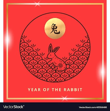 happy chinese new year 2023 the year of rabbit