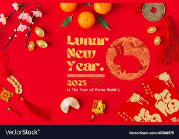 happy chinese new year 2023 the year of rabbit