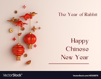 happy chinese new year 2023 the year of rabbit