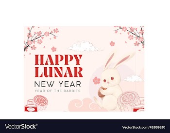 happy chinese new year 2023 the year of rabbit