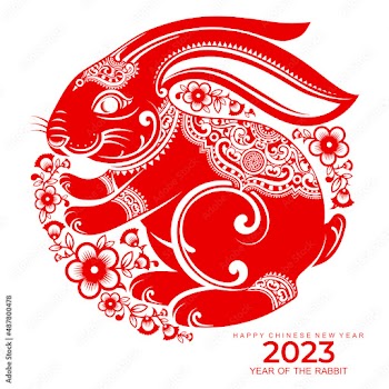 Happy chinese new year 2023 year of the rabbit
