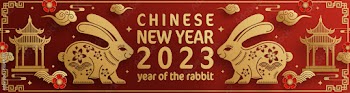 Happy chinese new year 2023 year of the rabbit