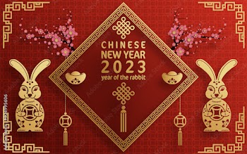 Happy chinese new year 2023 year of the rabbit