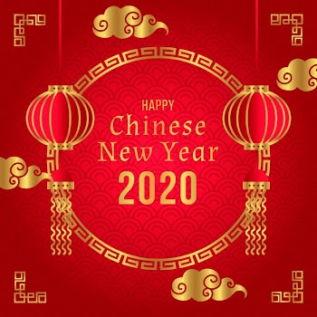 Happy chinese new year in flat design Free Vector