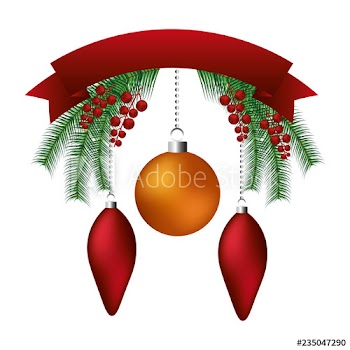 happy christmas decoration