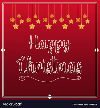 happy christmas premium card for christmas day