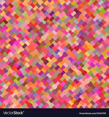 Happy color abstract puzzle pattern background vector image