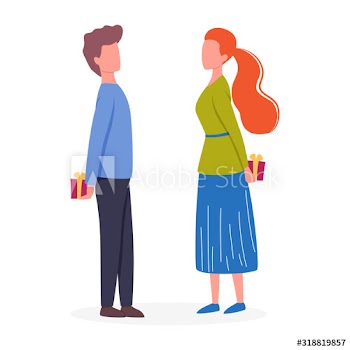 Happy couple in love spending time together