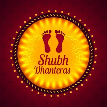 Happy dhanteras background Free Vector