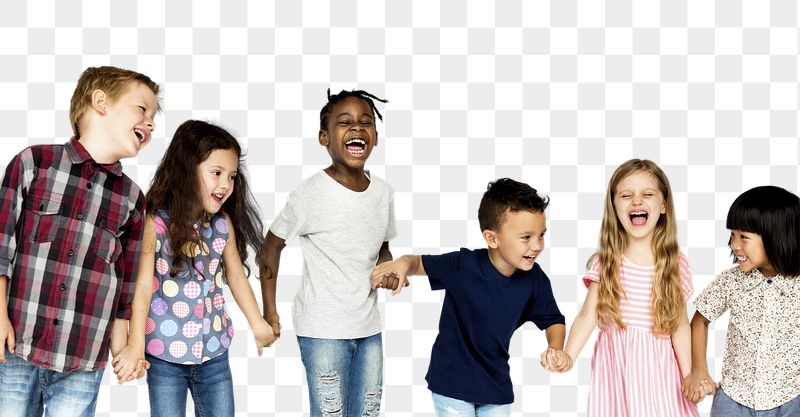 Happy diverse kids png sticker, | Free PNG - rawpixel