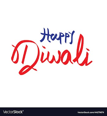 happy diwali art font