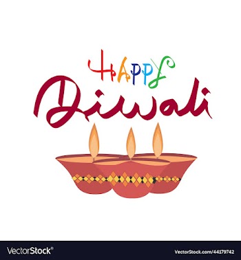 happy diwali art font