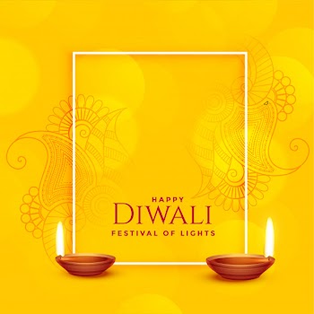 Happy diwali background Free Vector