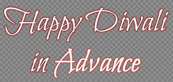Happy Diwali In Advance PNG Photo