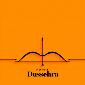 Happy dussehra background Free Vector