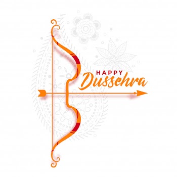 Happy dussehra background Free Vector