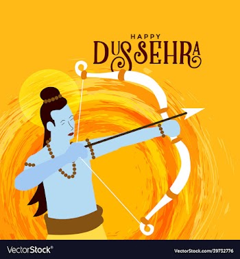 happy dussehra with god ram
