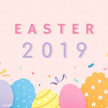 Happy Easter 2019 card design | Free stock vector - 563371