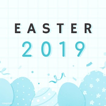 Happy Easter 2019 card design | Free stock vector - 563373