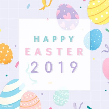 Happy Easter 2019 card design | Free stock vector - 563377