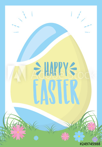 happy easter card