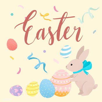 Happy Easter card design | Free stock vector - 563396