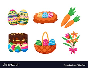 happy easter design element