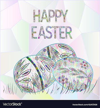 happy easter easter eggs multicolored