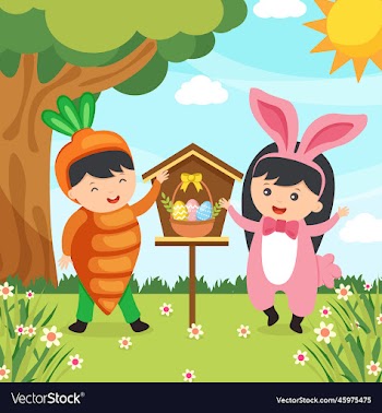 happy easter greeting card