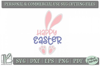 Happy Easter SVG, Easter SVG Cut Files