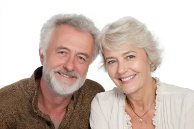 Happy Elderly Couple Portrait Happy Elderly Couple Portrait