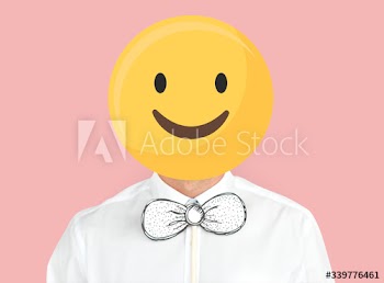 Happy emoji man