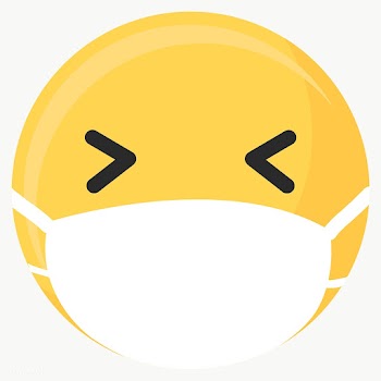 Happy emoji wearing a face mask during coronavirus pandemic transparen.. | Free  transparent png - 2309518