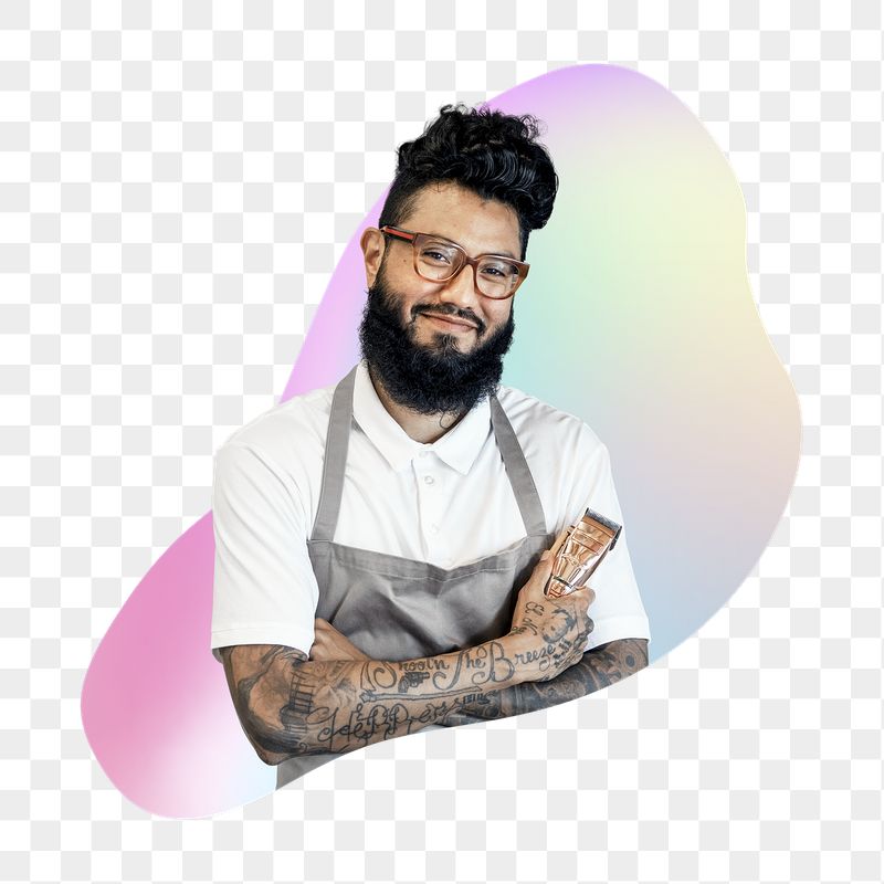 Happy entrepreneur png hair stylist, | Free PNG - rawpixel