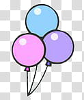 Happy Ever After BTS th Muster, blue, pink, and purple balloons transparent background PNG clipart