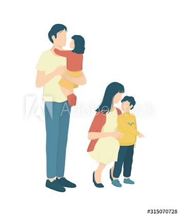 Happy family concept