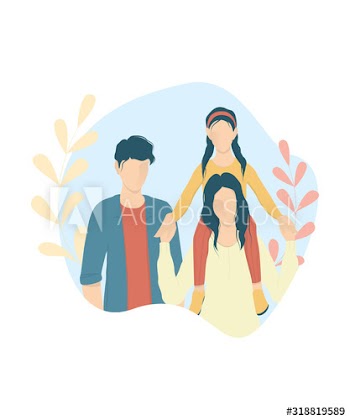Happy family concept