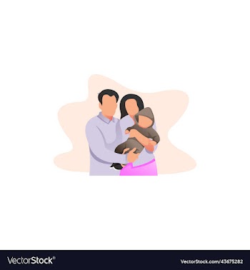 happy family creative design