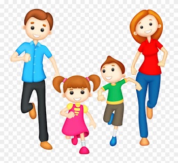 Happy Family - Family Clipart Png