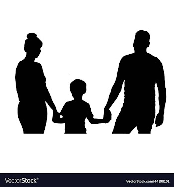 happy family father mother and son