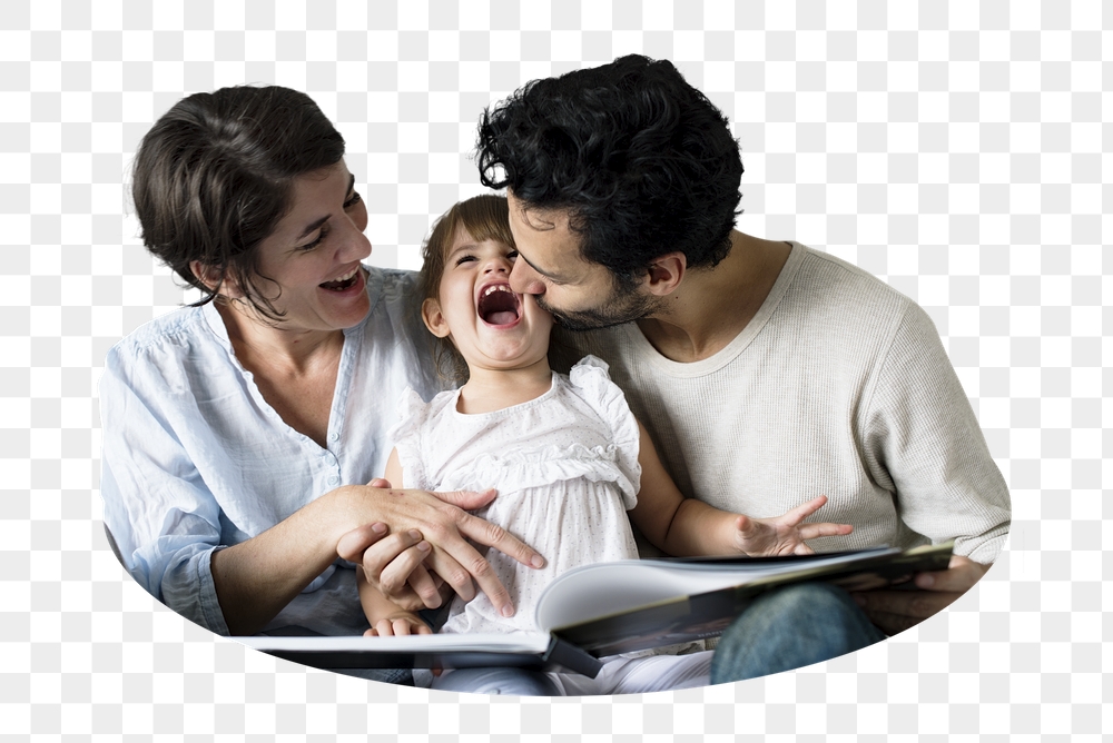 Happy family png badge sticker, | Free PNG - rawpixel